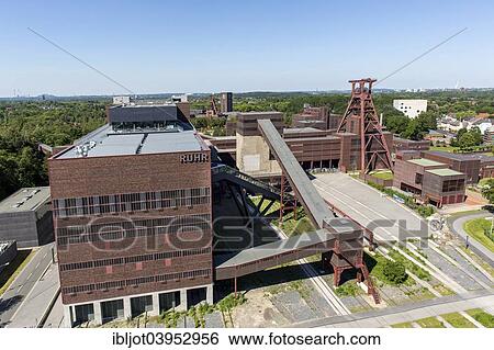 "UNESCO World Heritage Site Zeche Zollverein, Ruhr Museum in the former wash plant, headframe, shaft 12, Essen, North Rhine-Westphalia, Germany, Europe" View Large Photo Image Stock Photograph - "UNESCO World Heritage Site Zeche Zollverein, Ruhr Museum in the former wash plant, headframe, shaft 12, Essen, North Rhine-Westphalia, Germany, Europe". Fotosearch