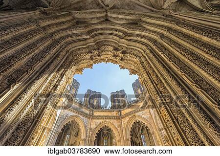 "Unfinished Chapels, Dominican abbey Batalha Monastery, Unesco World Heritage Site, Batalha, Leiria district, Portugal, Europe" View Large Photo Image Stock Image - "Unfinished Chapels, Dominican abbey Batalha Monastery, Unesco World Heritage Site, Batalha, Leiria district, Portugal, Europe". Fotosearch