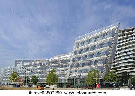 Unilever Haus Building In Hamburg Germany Europe Stock Image