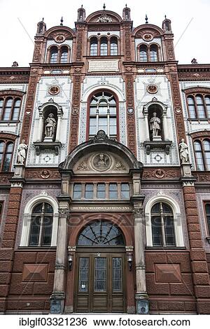 Stock Photograph - "University of Rostock, Rostock, Mecklenburg-Western Pomerania, Germany, Europe". Fotosearch