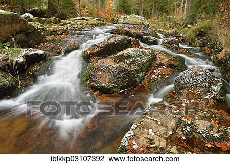 "Unterer Bodefall waterfall in autumn, Bode river, Braunlage, Lower Saxony, Germany, Europe" View Large Photo Image Stock Image - "Unterer Bodefall waterfall in autumn, Bode river, Braunlage, Lower Saxony, Germany, Europe". Fotosearch