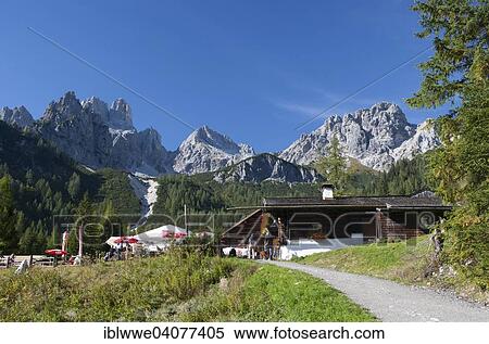 "Unterhofalm with Gosaukamm, Dachstein Massif, Bischofsmutze, Filzmoos, Salzburg State, Austria, Europe" View Large Photo Image Stock Photography - "Unterhofalm with Gosaukamm, Dachstein Massif, Bischofsmutze, Filzmoos, Salzburg State, Austria, Europe". Fotosearch