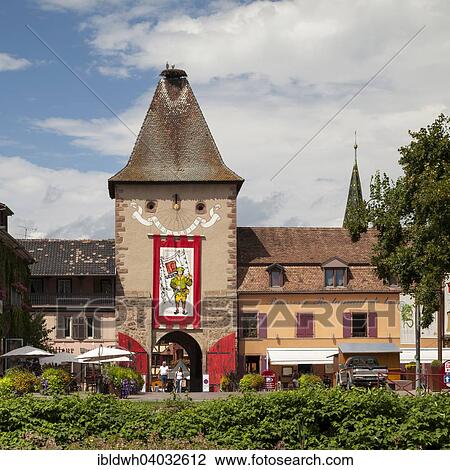 "Untertor, Lower Gate or La porte de France, Turckheim, Alsace, France, Europe" View Large Photo Image Stock Image - "Untertor, Lower Gate or La porte de France, Turckheim, Alsace, France, Europe". Fotosearch