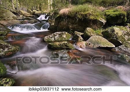 "Upper Bodefall, waterfall of the mountain stream Grosse Bode, Braunlage, Harz, Lower Saxony, Germany, Europe" View Large Photo Image Stock Image - "Upper Bodefall, waterfall of the mountain stream Grosse Bode, Braunlage, Harz, Lower Saxony, Germany, Europe". Fotosearch