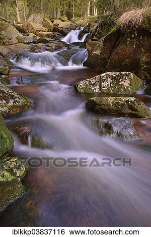 "Upper Bodefall, waterfall of the mountain stream Grosse Bode, Braunlage, Harz, Lower Saxony, Germany, Europe" View Large Photo Image Stock Photograph - "Upper Bodefall, waterfall of the mountain stream Grosse Bode, Braunlage, Harz, Lower Saxony, Germany, Europe". Fotosearch