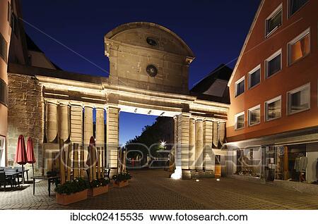 Upper Gate, Poststrasse, Oehringen, Hohenlohe, Baden-Wuerttemberg, Germany, Europe View Large Photo Image Stock Photography - Upper Gate, Poststrasse, Oehringen, Hohenlohe, Baden-Wuerttemberg, Germany, Europe. Fotosearch