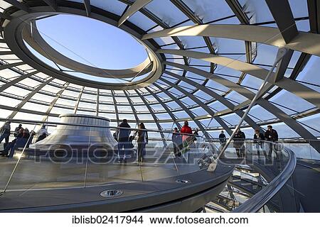 Upper open end of the dome of the Reichstag building, architect Sir Norman Foster, Berlin, Germany, Europe View Large Photo Image Picture - Upper open end of the dome of the Reichstag building, architect Sir Norman Foster, Berlin, Germany, Europe. Fotosearch