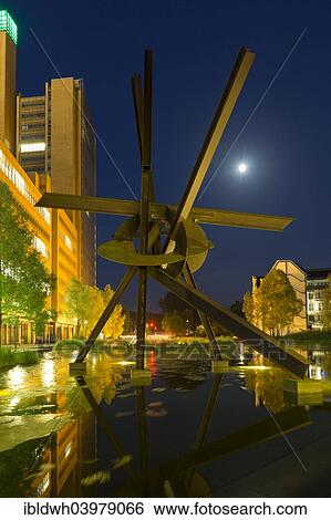 "Urban waters with the sculpture """"Galileo"""", Potsdamer Platz square, Berlin, Germany, Europe" View Large Photo Image Stock Photograph - "Urban waters with the sculpture """"Galileo"""", Potsdamer Platz square, Berlin, Germany, Europe". Fotosearch