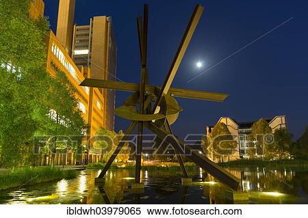 "Urban waters with the sculpture """"Galileo"""", Potsdamer Platz square, Berlin, Germany, Europe" View Large Photo Image Stock Photography - "Urban waters with the sculpture """"Galileo"""", Potsdamer Platz square, Berlin, Germany, Europe". Fotosearch