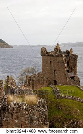 "Urquhart Castle, Loch Ness, Highlands, Scotland, United Kingdom, Europe" View Large Photo Image Stock Photo - "Urquhart Castle, Loch Ness, Highlands, Scotland, United Kingdom, Europe". Fotosearch