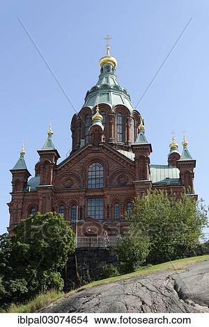 "Uspenski Cathedral, Helsinki, Uusimaa, Finland, Europe" View Large Photo Image Picture - "Uspenski Cathedral, Helsinki, Uusimaa, Finland, Europe". Fotosearch