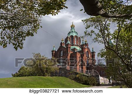 "Uspenski Cathedral, Katajanokka, Helsinki, Finland, Europe" View Large Photo Image Stock Image - "Uspenski Cathedral, Katajanokka, Helsinki, Finland, Europe". Fotosearch