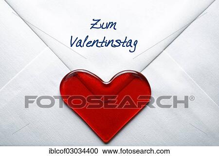 "Valentine's letter with a heart and the message """"Zum Valentinstag"""", German for """"For Valentine's Day""""" View Large Photo Image Stock Image - "Valentine's letter with a heart and the message """"Zum Valentinstag"""", German for """"For Valentine's Day""""". Fotosearch