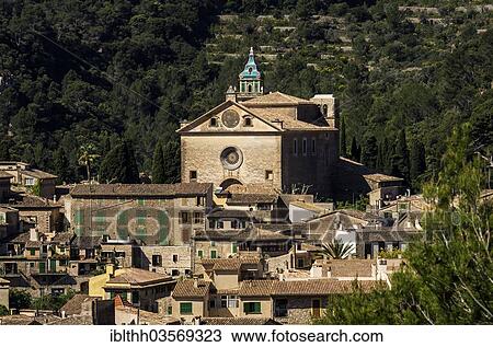 "Valldemossa Charterhouse or the Royal Carthusian Monastery of Valldemossa, S’Archiduc, Valldemossa, Majorca, Balearic Islands, Spain, Europe" View Large Photo Image Stock Image - "Valldemossa Charterhouse or the Royal Carthusian Monastery of Valldemossa, S’Archiduc, Valldemossa, Majorca, Balearic Islands, Spain, Europe". Fotosearch