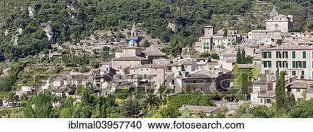 "Valldemossa with the Carthusian Valldemossa Charterhouse and the parish church of Sant Bartomeu, Majorca, Balearic Islands, Spain, Europe" View Large Photo Image Stock Image - "Valldemossa with the Carthusian Valldemossa Charterhouse and the parish church of Sant Bartomeu, Majorca, Balearic Islands, Spain, Europe". Fotosearch