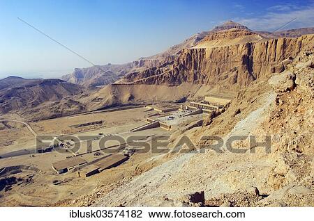 "Valley of Deir el-Bahri with the Temple of Hatshepsut, Deir el-Bahari, Luxor, Luxor Governorate, Egypt, Africa" View Large Photo Image Stock Image - "Valley of Deir el-Bahri with the Temple of Hatshepsut, Deir el-Bahari, Luxor, Luxor Governorate, Egypt, Africa". Fotosearch