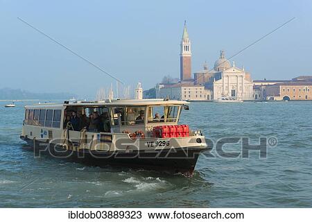 "Vaporetto on the Bacino San Marco in front of the church of San Giorgio Maggiore, Venice, Veneto, Italy, Europe" View Large Photo Image Stock Image - "Vaporetto on the Bacino San Marco in front of the church of San Giorgio Maggiore, Venice, Veneto, Italy, Europe". Fotosearch