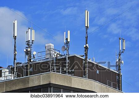 "Various aerials on a building, Memmingen, Allgau, Bavaria, Germany, Europe" View Large Photo Image Picture - "Various aerials on a building, Memmingen, Allgau, Bavaria, Germany, Europe". Fotosearch