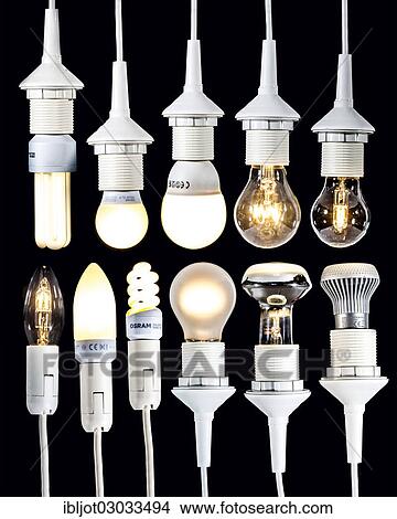 "Various lamps, light bulbs, energy saving lamps and LED lamps" View Large Photo Image Picture - "Various lamps, light bulbs, energy saving lamps and LED lamps". Fotosearch