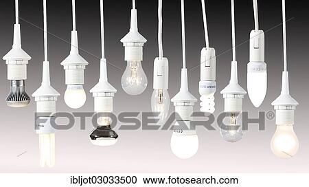 "Various lamps, light bulbs, energy saving lamps and LED lamps" View Large Photo Image Stock Image - "Various lamps, light bulbs, energy saving lamps and LED lamps". Fotosearch