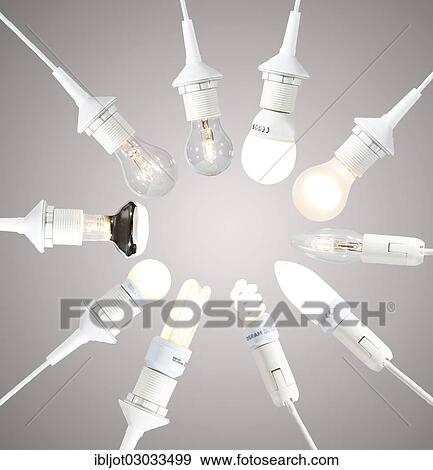 "Various lamps, light bulbs, energy saving lamps and LED lamps" View Large Photo Image Stock Photo - "Various lamps, light bulbs, energy saving lamps and LED lamps". Fotosearch