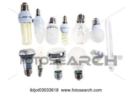 "Various lamps, light bulbs, energy saving lamps and LED lamps" View Large Photo Image Stock Photo - "Various lamps, light bulbs, energy saving lamps and LED lamps". Fotosearch