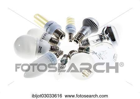 "Various lamps, light bulbs, energy saving lamps and LED lamps" View Large Photo Image Stock Photograph - "Various lamps, light bulbs, energy saving lamps and LED lamps". Fotosearch
