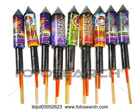 Various rocket fireworks View Large Photo Image Stock Image - Various rocket fireworks. Fotosearch