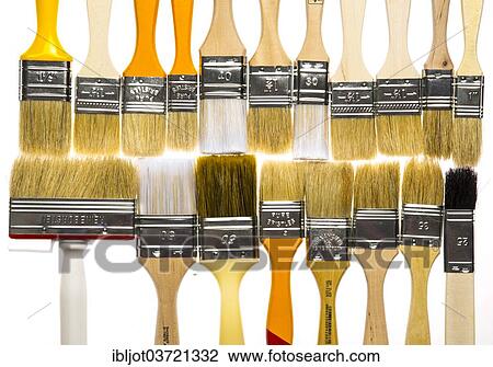 Varnish brushes of various widths View Large Photo Image Stock Image - Varnish brushes of various widths. Fotosearch
