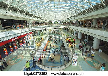 Stock Image - "Vasco de Gama shopping mall, Parque das Nacoes, Lisbon, Portugal, Europe". Fotosearch