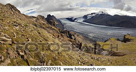 "Vatnajoekull glacier tongue, Skaftafell, South Iceland, Iceland, Europe" View Large Photo Image Stock Photography - "Vatnajoekull glacier tongue, Skaftafell, South Iceland, Iceland, Europe". Fotosearch