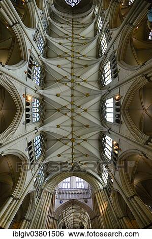"Vaulted ceiling of York Minster, formal title """"Cathedral and Metropolitical Church of St Peter"""", York, North Yorkshire, England, United Kingdom, Europe" View Large Photo Image Stock Photograph - "Vaulted ceiling of York Minster, formal title """"Cathedral and Metropolitical Church of St Peter"""", York, North Yorkshire, England, United Kingdom, Europe". Fotosearch