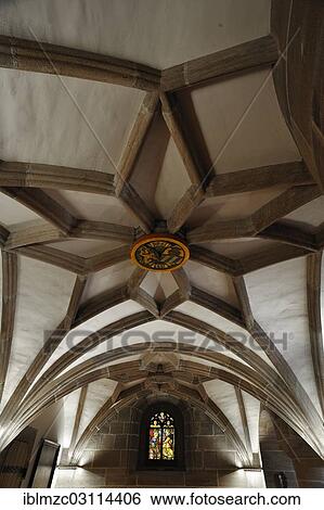 "Vaulted ceiling with the coats of arms of the builders in the entrance hall of Tucher Mansion, built 1533-1544, Hirschelgasse 9-11, Nuremberg, Middle Franconia, Bavaria, Germany, Europe" View Large Photo Image Stock Photograph - "Vaulted ceiling with the coats of arms of the builders in the entrance hall of Tucher Mansion, built 1533-1544, Hirschelgasse 9-11, Nuremberg, Middle Franconia, Bavaria, Germany, Europe". Fotosearch