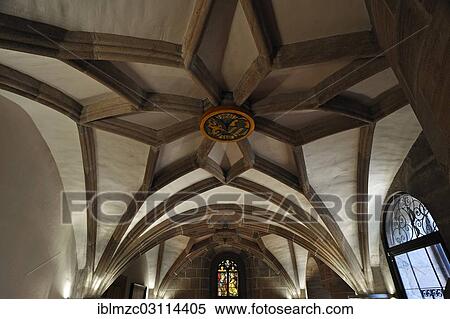 "Vaulted ceiling with the coats of arms of the builders in the entrance hall of Tucher Mansion, built 1533-1544, Hirschelgasse 9-11, Nuremberg, Middle Franconia, Bavaria, Germany, Europe" View Large Photo Image Stock Photography - "Vaulted ceiling with the coats of arms of the builders in the entrance hall of Tucher Mansion, built 1533-1544, Hirschelgasse 9-11, Nuremberg, Middle Franconia, Bavaria, Germany, Europe". Fotosearch