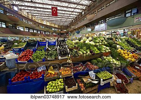 "Vegetable market, Konya's bazaar, Konya, Central Anatolia, Turkey, Asia" View Large Photo Image Stock Photo - "Vegetable market, Konya's bazaar, Konya, Central Anatolia, Turkey, Asia". Fotosearch
