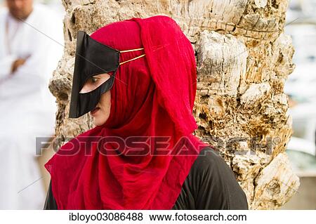 "Veiled Omani woman, Nizwa, Ad Dakhiliyah region, Oman, Asia" View Large Photo Image Stock Photo - "Veiled Omani woman, Nizwa, Ad Dakhiliyah region, Oman, Asia". Fotosearch