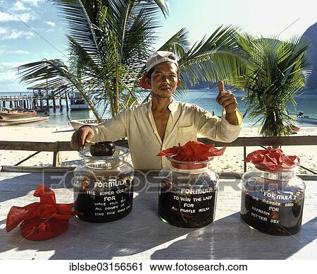 "Vendor for potency remedies, liquid Viagra, Ton Sai Beach, Ko Phi Phi Don, Phi Phi Islands, Krabi Province, Southern Thailand, Thailand, Asia" View Large Photo Image Stock Image - "Vendor for potency remedies, liquid Viagra, Ton Sai Beach, Ko Phi Phi Don, Phi Phi Islands, Krabi Province, Southern Thailand, Thailand, Asia". Fotosearch