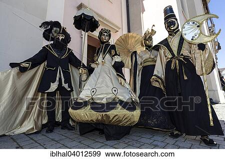 "Venetian Carnival masks and costumes at the Venetian Fair on the historic market square, Ludwigsburg, Baden-Wurttemberg, Germany, Europe" View Large Photo Image Stock Photo - "Venetian Carnival masks and costumes at the Venetian Fair on the historic market square, Ludwigsburg, Baden-Wurttemberg, Germany, Europe". Fotosearch