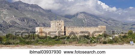 Stock Image - "Venetian Fortress, Frangokastello, Crete, Greece, Europe". Fotosearch