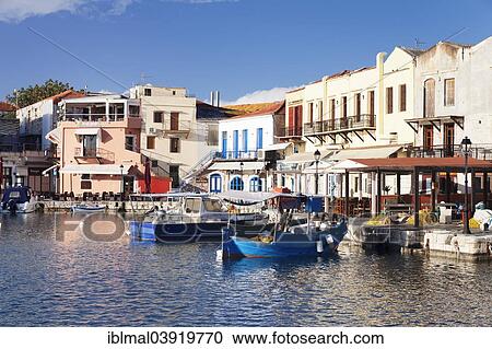 "Venetian harbour, Rethymno, Crete, Greece, Europe" View Large Photo Image Stock Image - "Venetian harbour, Rethymno, Crete, Greece, Europe". Fotosearch