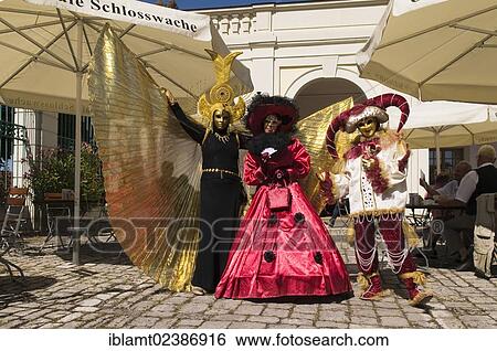 "Venetian-style carnival masks and costumes, Venetian Fair, Ludwigsburg, Baden-Wuerttemberg, Germany, Europe" View Large Photo Image Stock Photograph - "Venetian-style carnival masks and costumes, Venetian Fair, Ludwigsburg, Baden-Wuerttemberg, Germany, Europe". Fotosearch