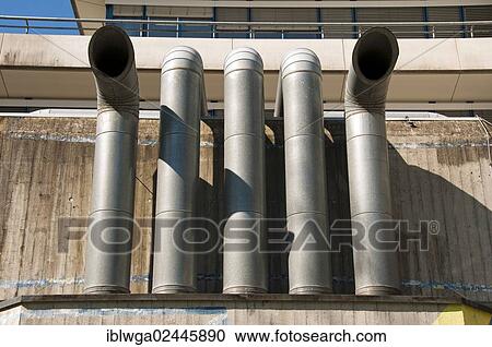"Vent pipes, PublicGround" View Large Photo Image Stock Image - "Vent pipes, PublicGround". Fotosearch