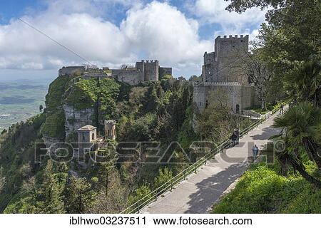 "Venus Castle or Castello di Venere, Norman Castle, Felsenstadt Erice, Provinz Trapan, Sicily, Italy, Europe" View Large Photo Image Stock Image - "Venus Castle or Castello di Venere, Norman Castle, Felsenstadt Erice, Provinz Trapan, Sicily, Italy, Europe". Fotosearch