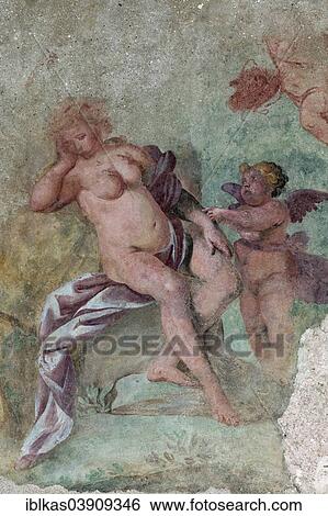 "Venus figure and putto, historical fresco, Norman castle of La Zisa, Zisa Castle, Palermo, Sicily, Italy, Europe" View Large Photo Image Stock Photograph - "Venus figure and putto, historical fresco, Norman castle of La Zisa, Zisa Castle, Palermo, Sicily, Italy, Europe". Fotosearch