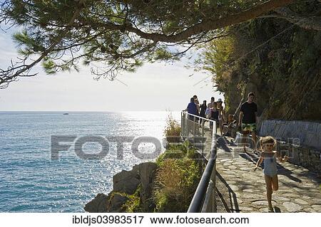 "Via dell Amore, Manarola, Cinque Terre, Liguria, Italy, Europe" View Large Photo Image Stock Photo - "Via dell Amore, Manarola, Cinque Terre, Liguria, Italy, Europe". Fotosearch