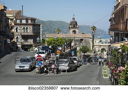 "Via Pirandello, Taormina, Sicily, Italy, Europe" View Large Photo Image Stock Photo - "Via Pirandello, Taormina, Sicily, Italy, Europe". Fotosearch