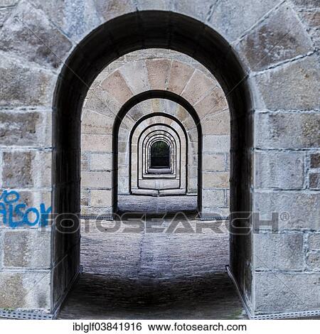 Stock Photograph - "Viaduc de Morlaix, viaduct, Morlaix, Brittany, France, Europe". Fotosearch