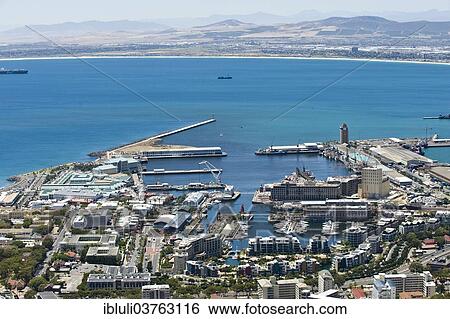 "Victoria & Alfred Waterfront, seen from Signal Hill, Cape Town, Western Cape, South Africa, Africa" View Large Photo Image Stock Photograph - "Victoria & Alfred Waterfront, seen from Signal Hill, Cape Town, Western Cape, South Africa, Africa". Fotosearch