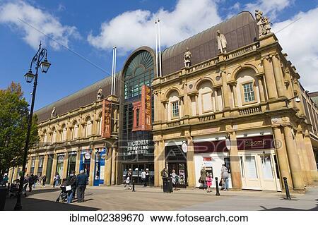 Stock Image - "Victoria Shopping Centre, Harrogate, North Yorkshire, England, United Kingdom, Europe". Fotosearch