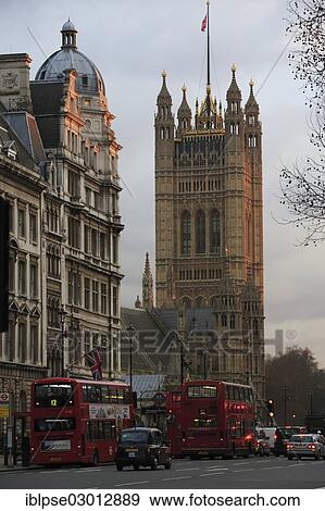 "Victoria Tower, Houses of Parliament seen from Parliament Street, City of Westminster, London, London region, England, United Kingdom, Europe" View Large Photo Image Stock Photo - "Victoria Tower, Houses of Parliament seen from Parliament Street, City of Westminster, London, London region, England, United Kingdom, Europe". Fotosearch